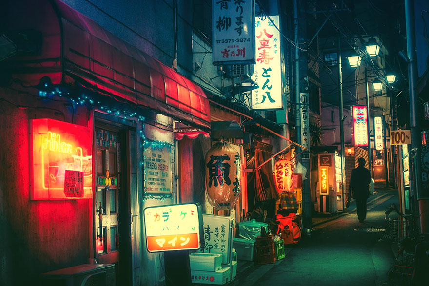 ulice tokya v noci (2)