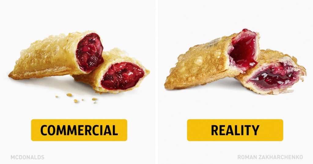 Reklama a realita - takto vyzerajú jedlá z fast foodu naozaj