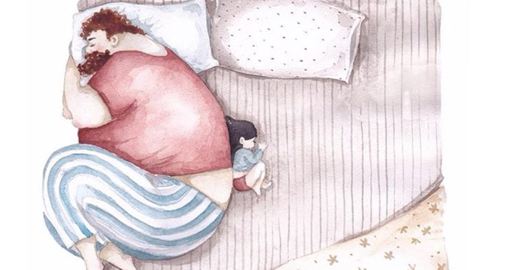 Prisrdcihrejúce ilustrácie lásky medzi otcom a dcérou