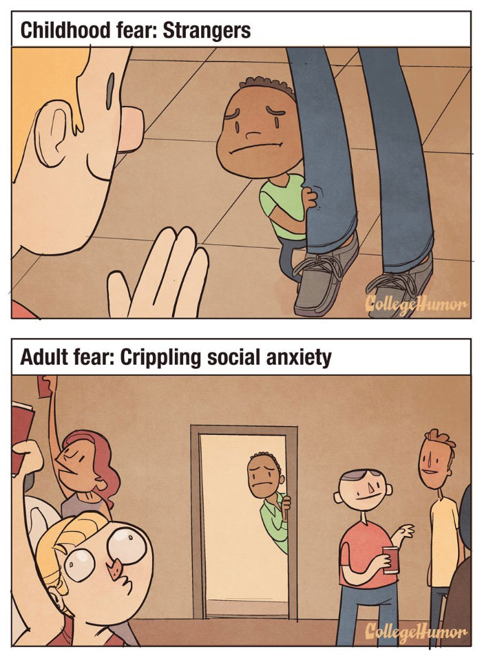dospelácky strach