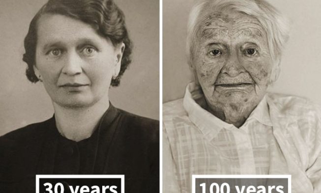 Vtedy a teraz: dospelí verzus 100 roční img