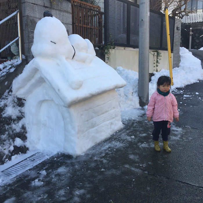 snehuliaci Japonsko