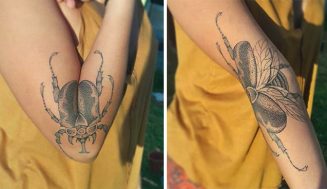 Skryté tetovania, ktoré vás prekvapia po vystretí končatiny