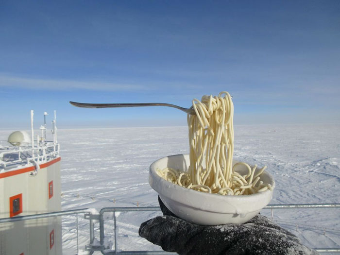 varenie na Antarktíde