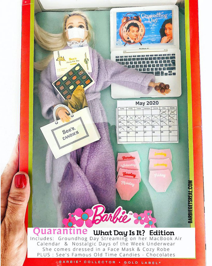 karanténna Barbie 